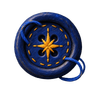 Logo azul com estrela amarela